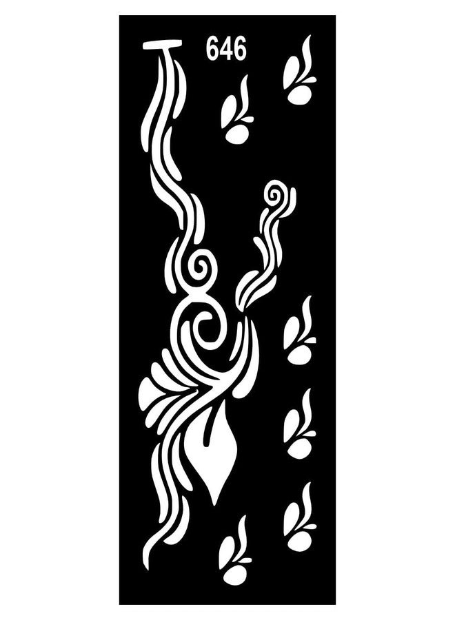 Komstec Quick Learning Mehndi Design Sticker for Curious Young Artists - Image 1